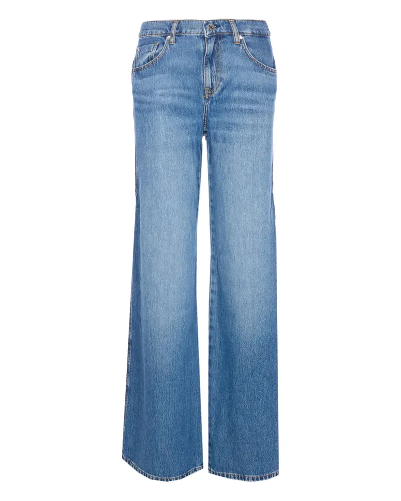 Liu Jo whiskering-effect jeans - Blau Blau