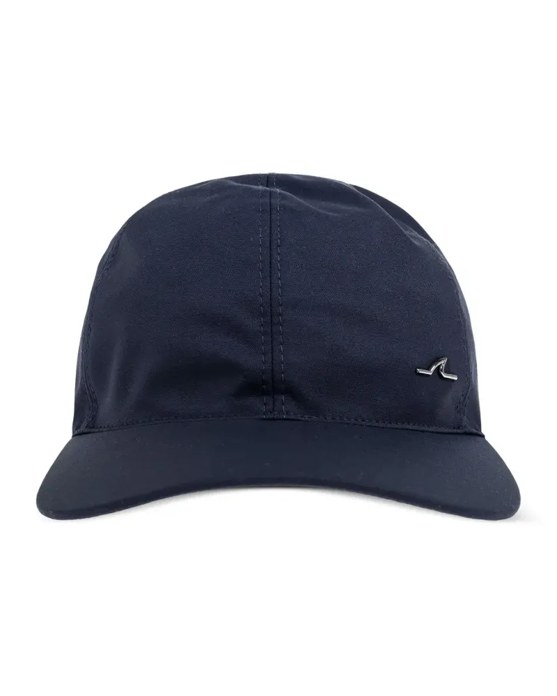 Paul & Shark Baseballkappe mit Logo-Schild - Blau Blau