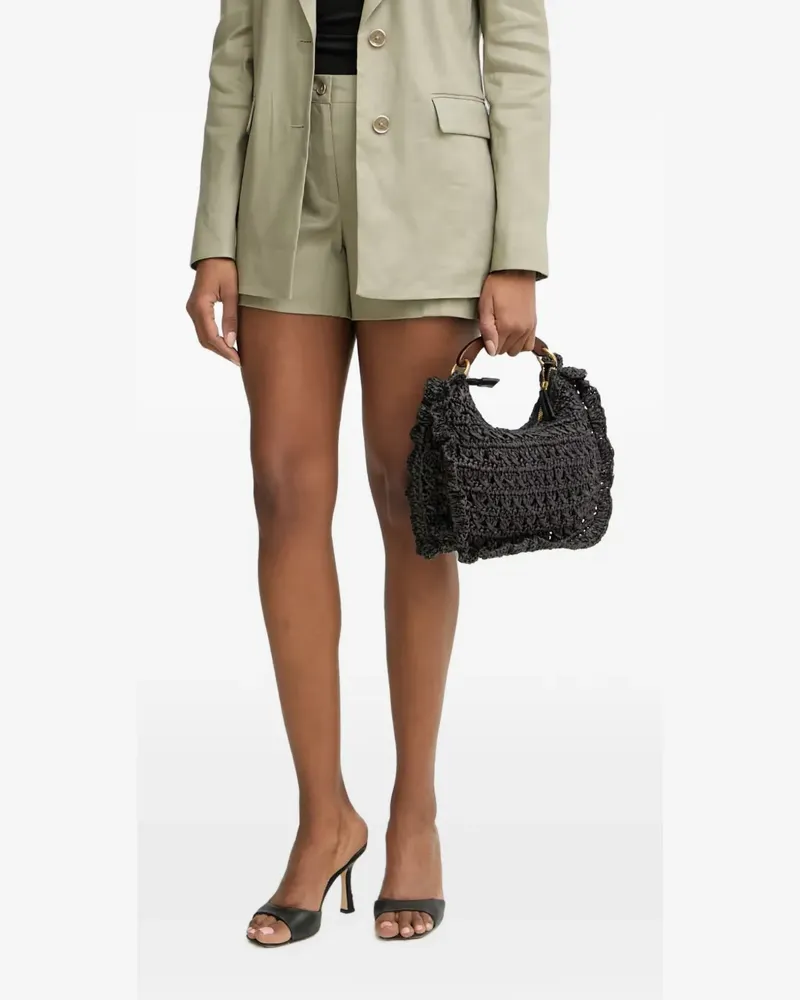 Guess Shorts mit Logo-Schild - Nude Nude
