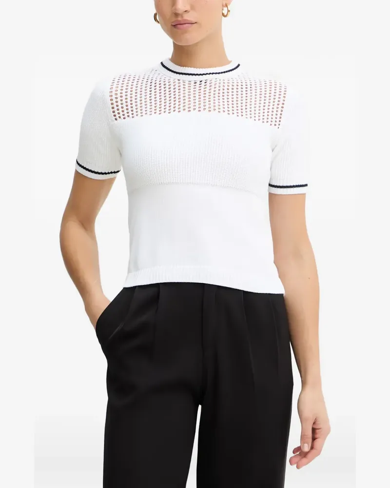 Iceberg T-Shirt mit Kontrastdetails - Weiß Weiß