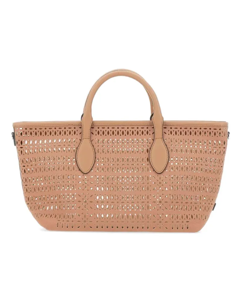 Gianni Chiarini Mashup Tote Bag mit Laser-Cuts - Rosa Rosa