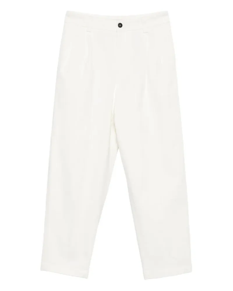 BARENA Hose mit Bundfalten - Weiß Weiß
