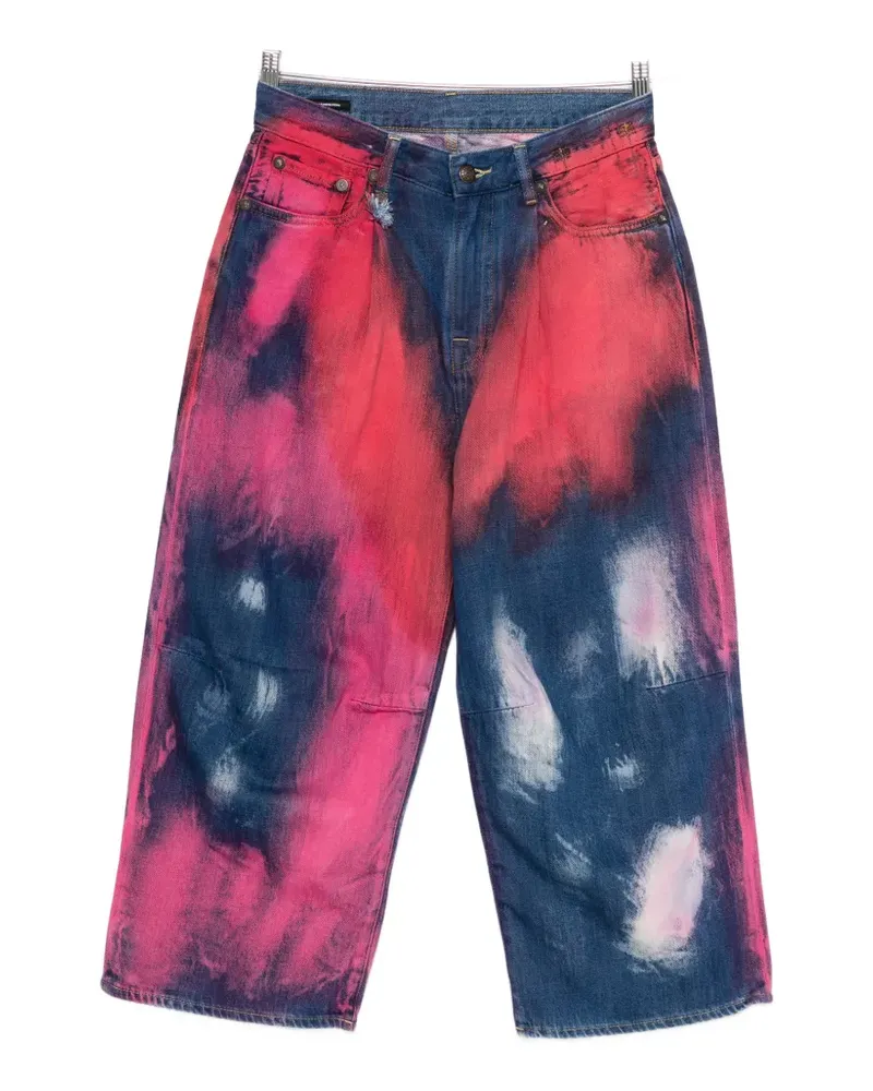 R13 tie-dye jeans - Rosa Rosa