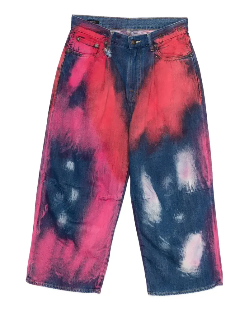 R13 tie-dye jeans - Rosa Rosa