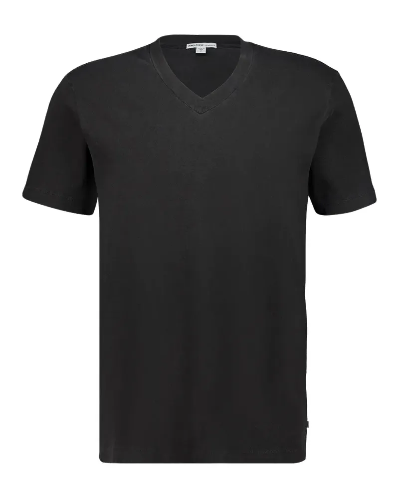 James Perse T-Shirt mit V-Ausschnitt - Grau Grau