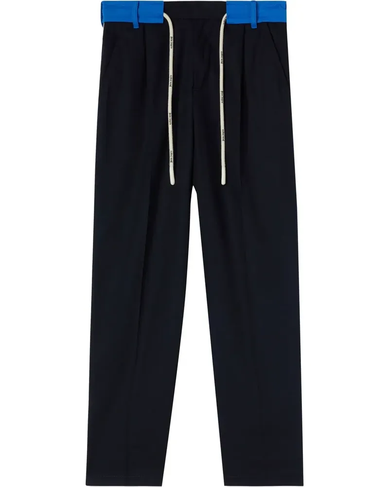 Palm Angels Jogginghose mit Gürtel - Blau Blau