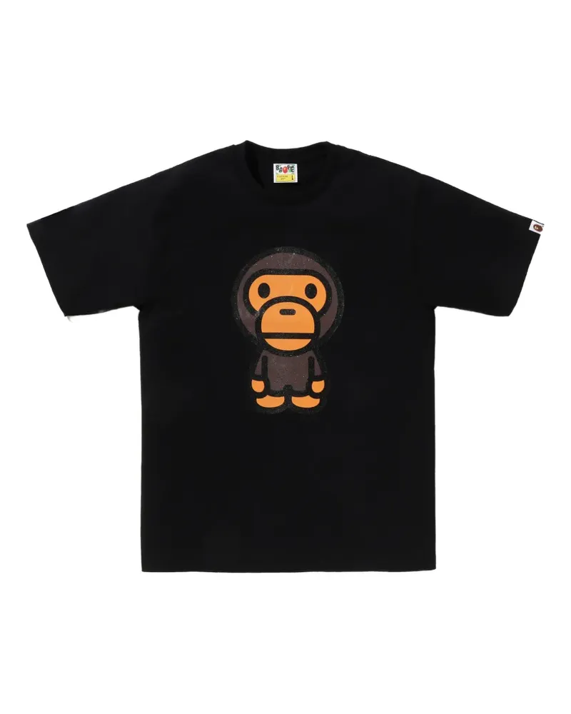 BAPE ape graphic T-shirt - Schwarz Schwarz