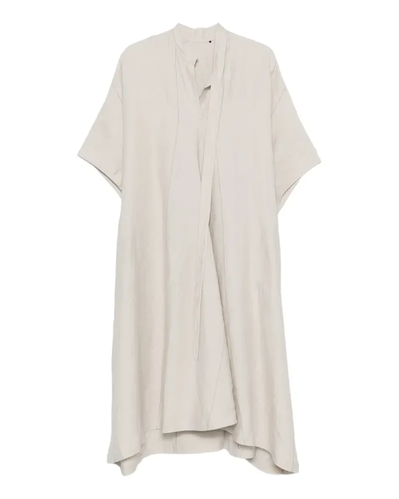 Ziggy Chen Midikleid mit Einsätzen - Nude Nude
