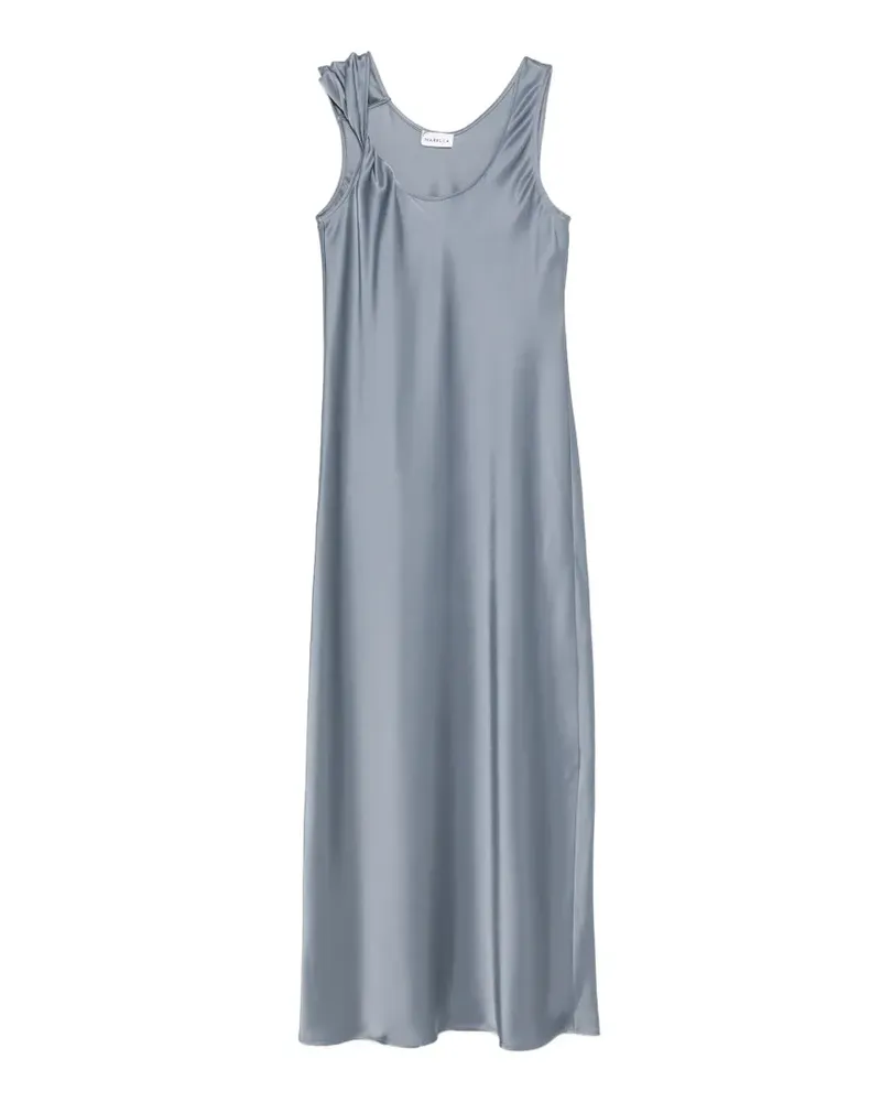 MARELLA twisted midi dress - Blau Blau