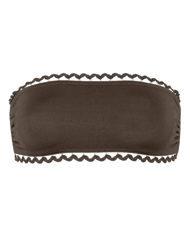 Eres Mix Bandeau-Bikinioberteil - Grau Grau