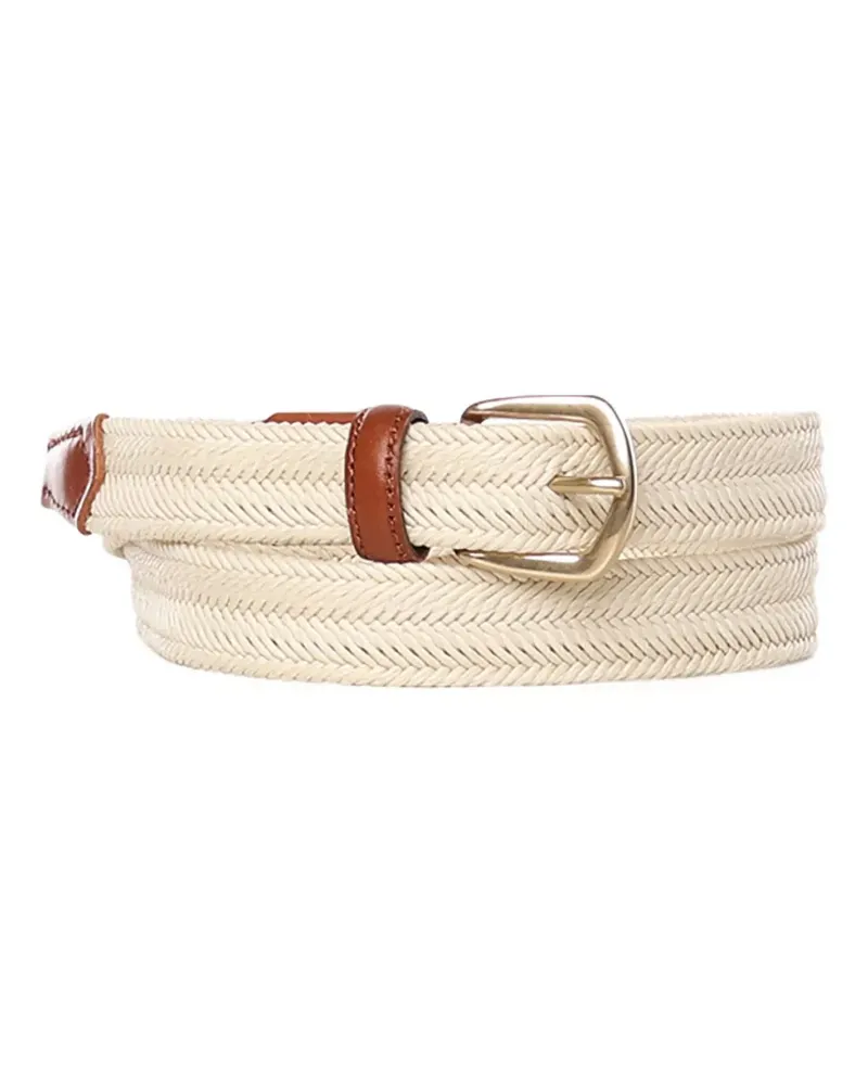 Eleventy woven belt - Nude Nude