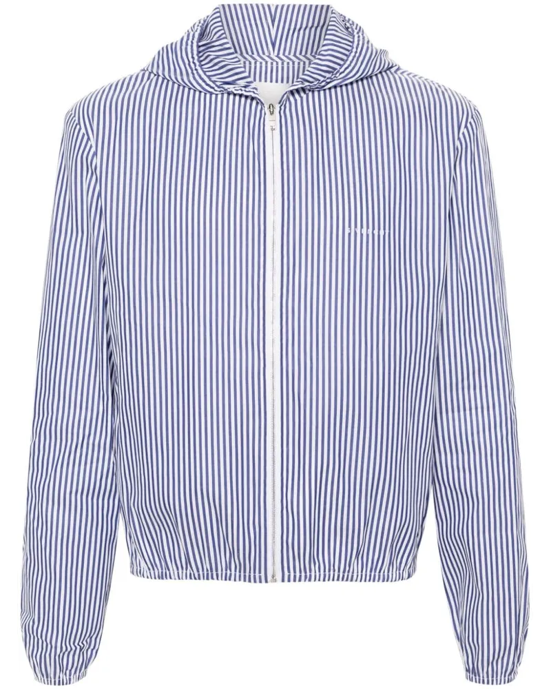 Givenchy Gestreifte Kapuzenjacke - Blau Blau