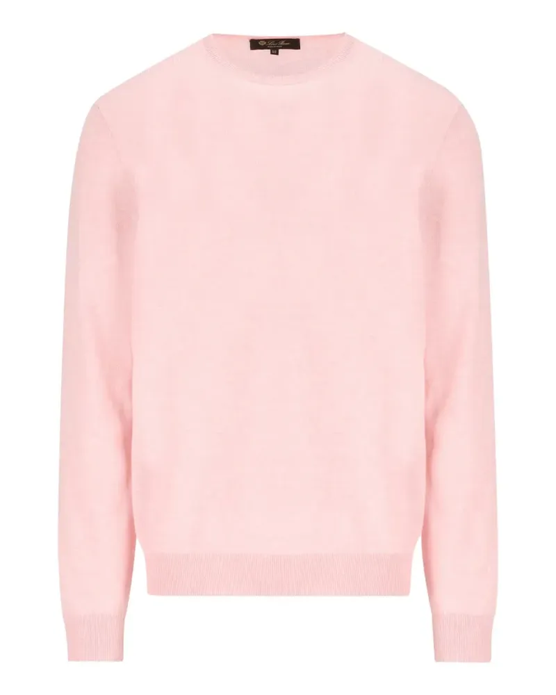 Loro Piana Sergio crew-neck cashmere sweater - Rosa Rosa