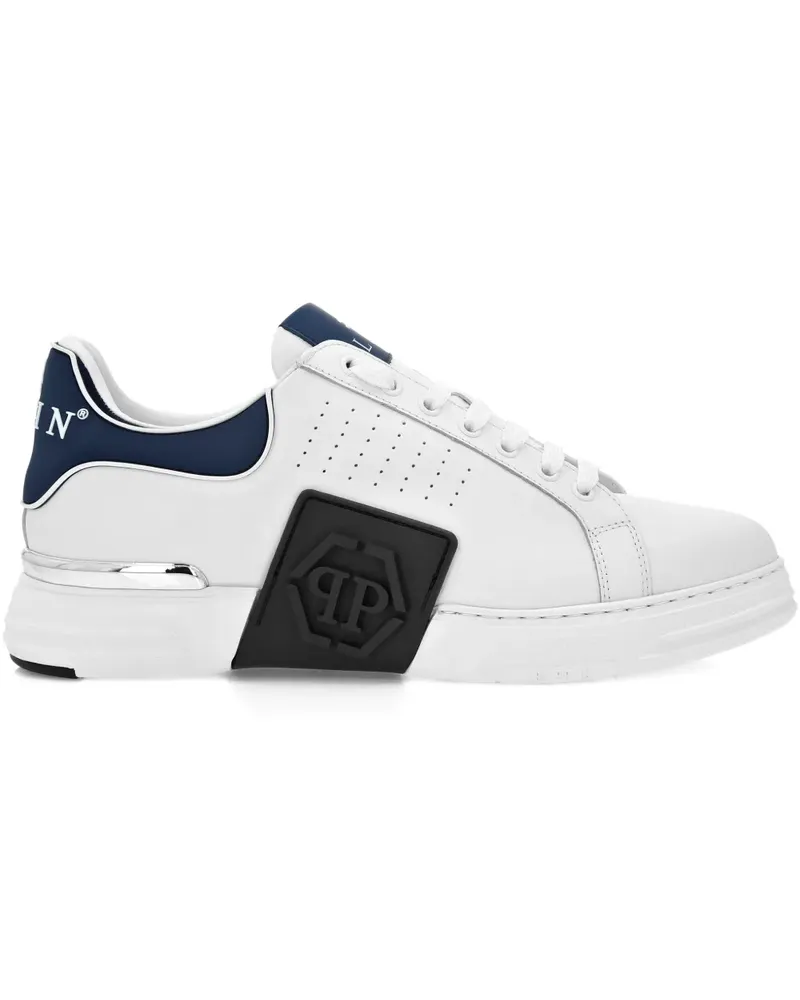 Philipp Plein Sneakers aus Nappaleder - Weiß Weiß