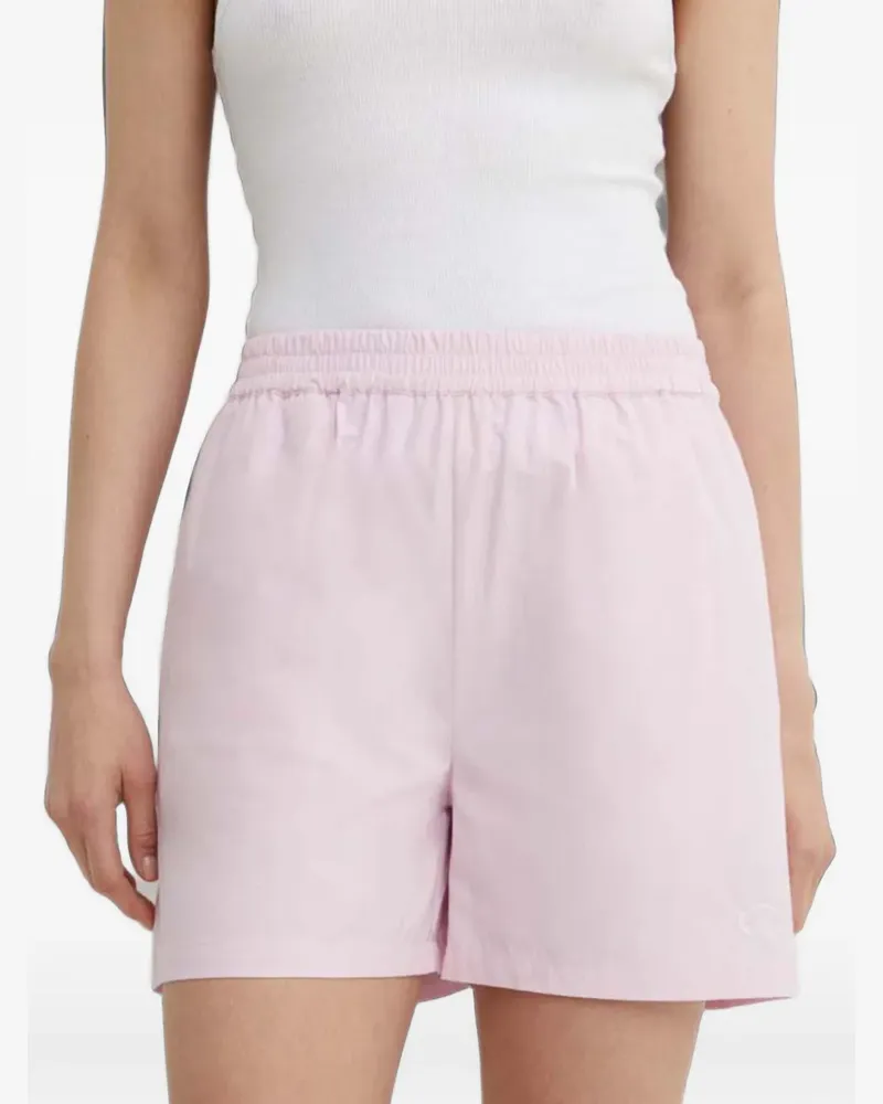 Résumé elasticated-waistband logo-embroidered shorts - Rosa Rosa