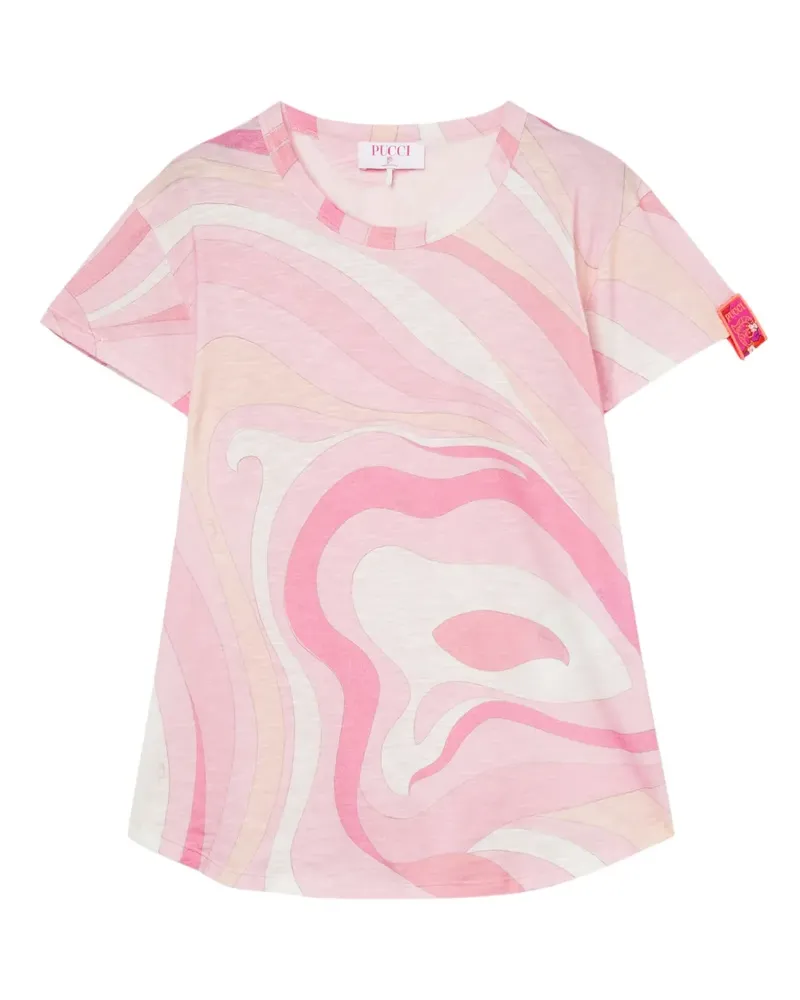 Emilio Pucci T-Shirt mit Print - Rosa Rosa