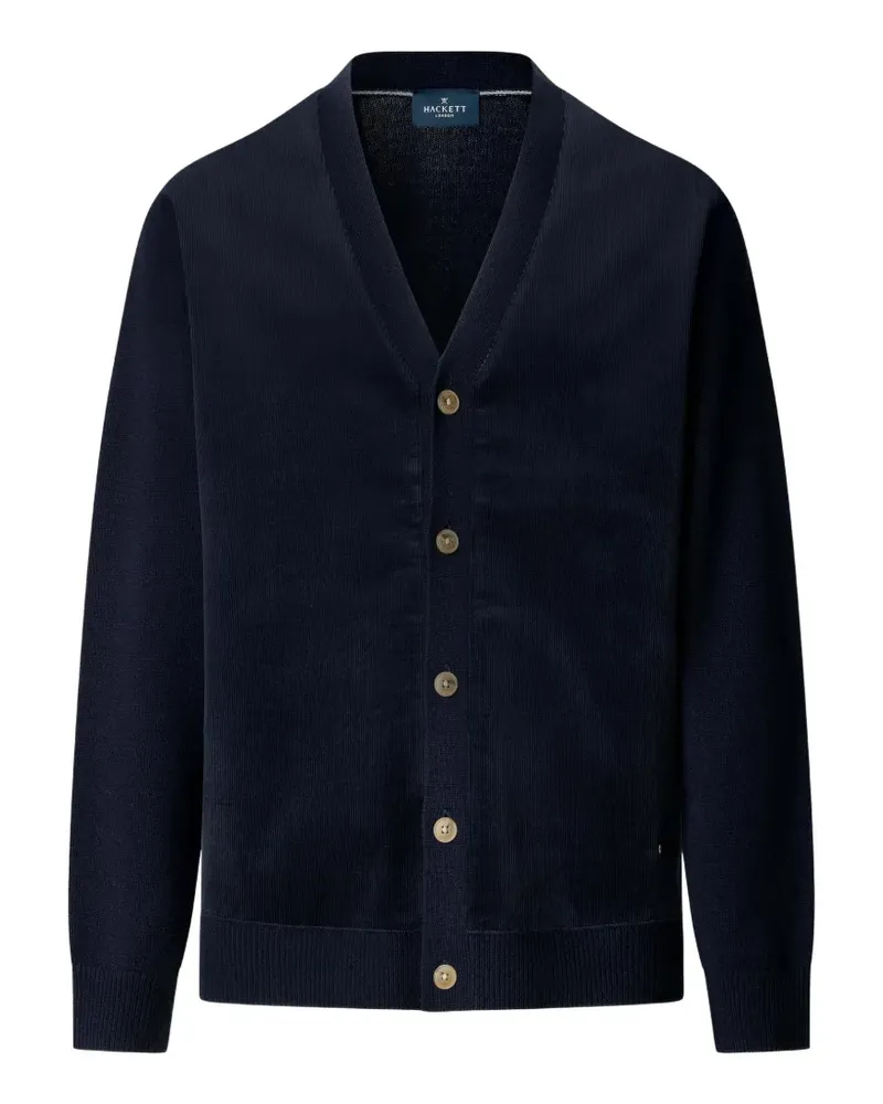 Hackett Cardigan mit V-Ausschnitt - Blau Blau