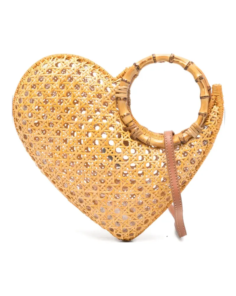 Serpui Marie Heart tote bag - Nude Nude