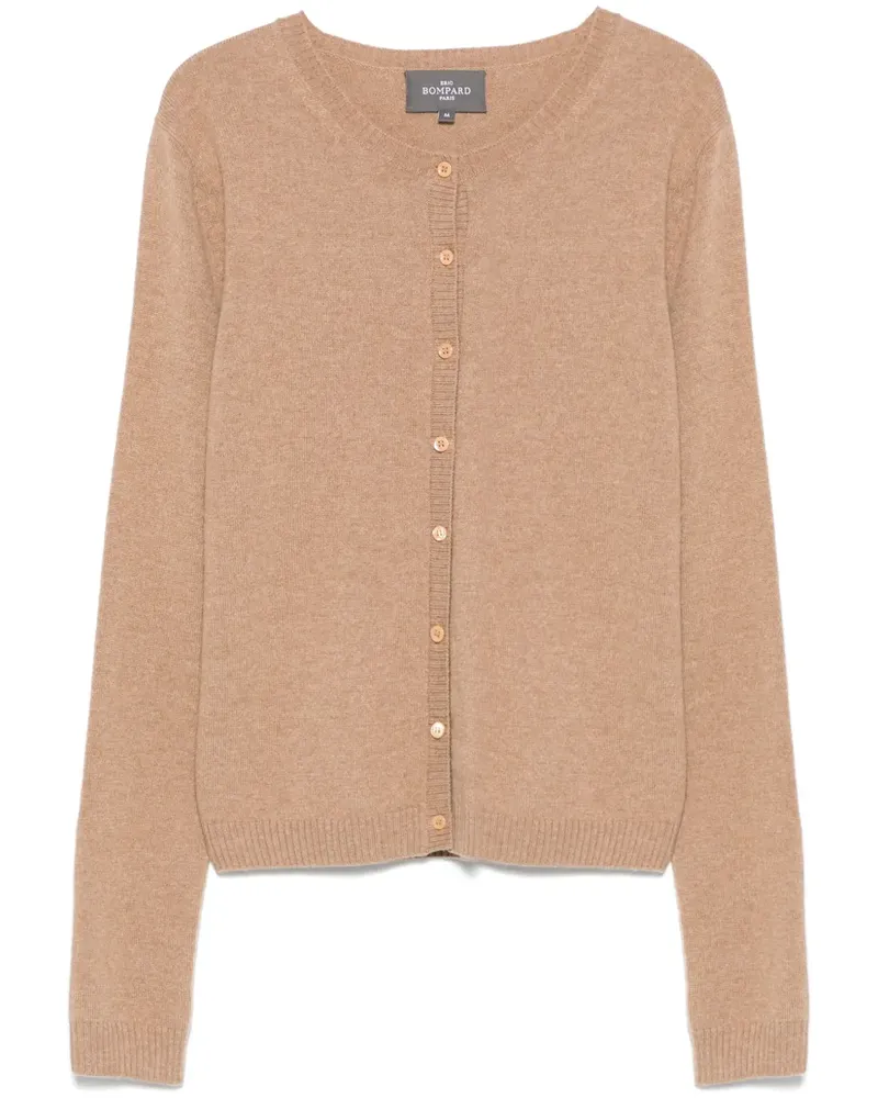 Eric Bompard Cardigan mit geknöpften Ärmeln - Braun Braun