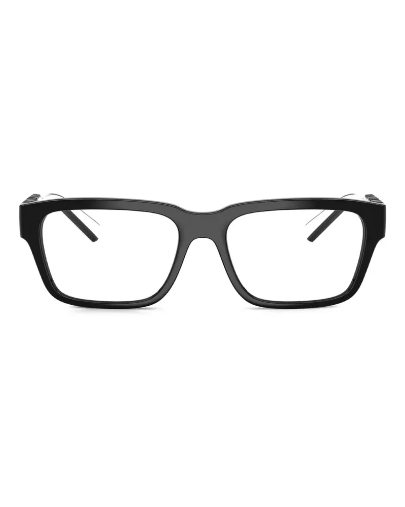 Dolce & Gabbana Brille mit eckigem Gestell - Schwarz Schwarz