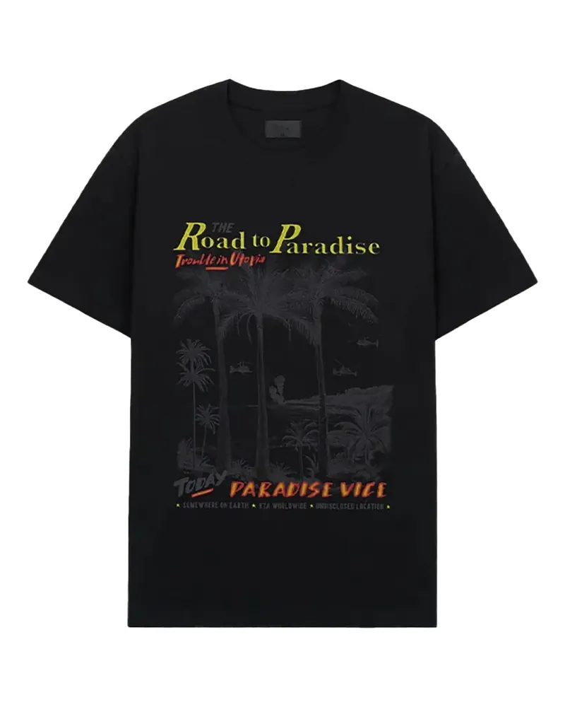 RTA Colin Black Road to Paradise T-shirt - Schwarz Schwarz