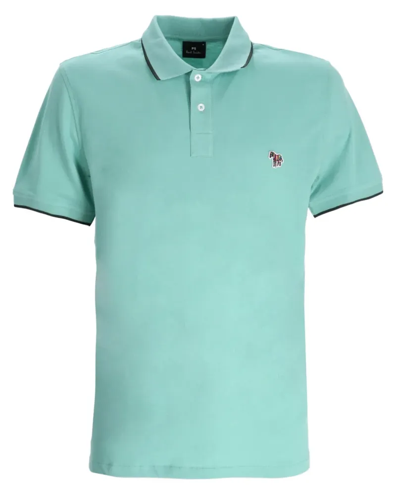 Paul Smith Poloshirt mit Zebra-Logo - Blau Blau