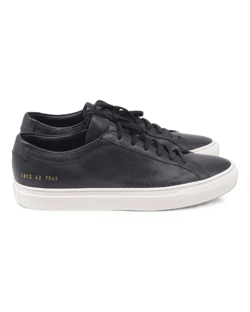 Common Projects Achilles Low grained sneakers - Schwarz Schwarz