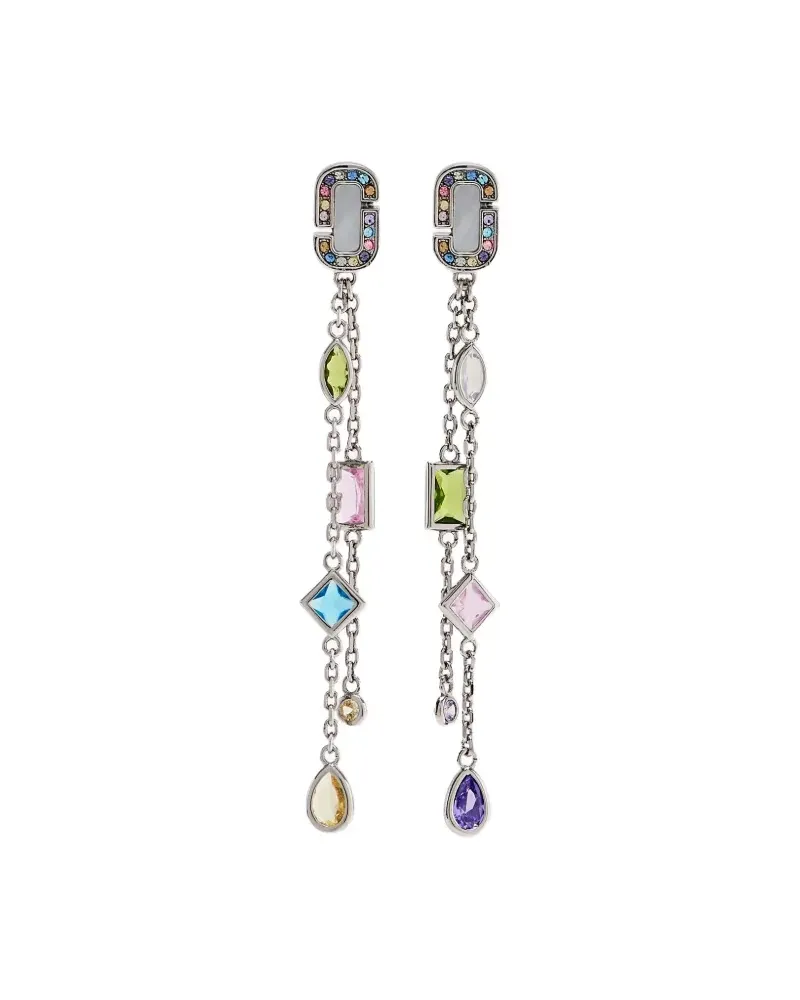 Marc Jacobs The J Marc Luxe Gem Linear Ohrringe - Silber Silber