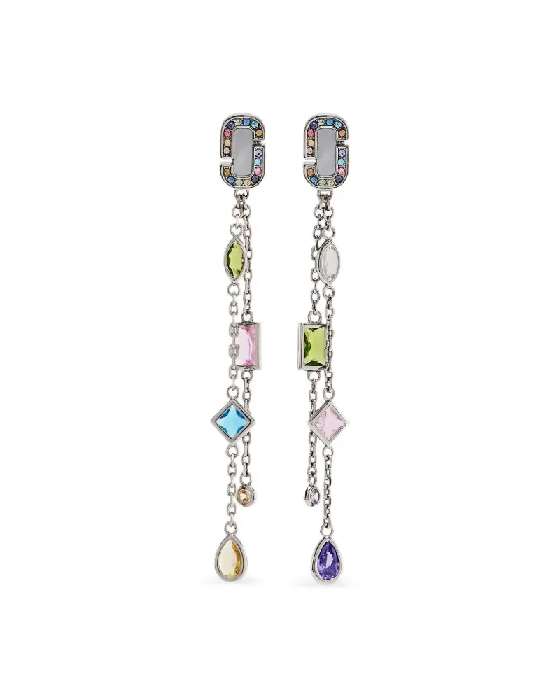 Marc Jacobs The J Marc Luxe Gem Linear Ohrringe - Silber Silber