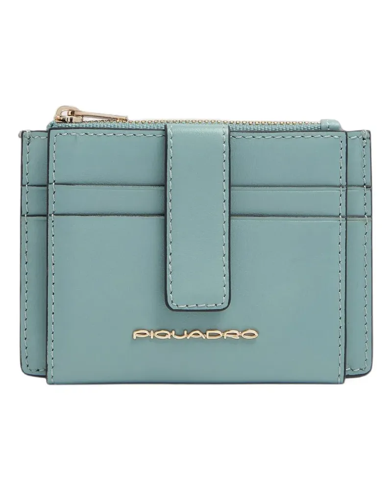 Piquadro leather cardholder - Blau Blau