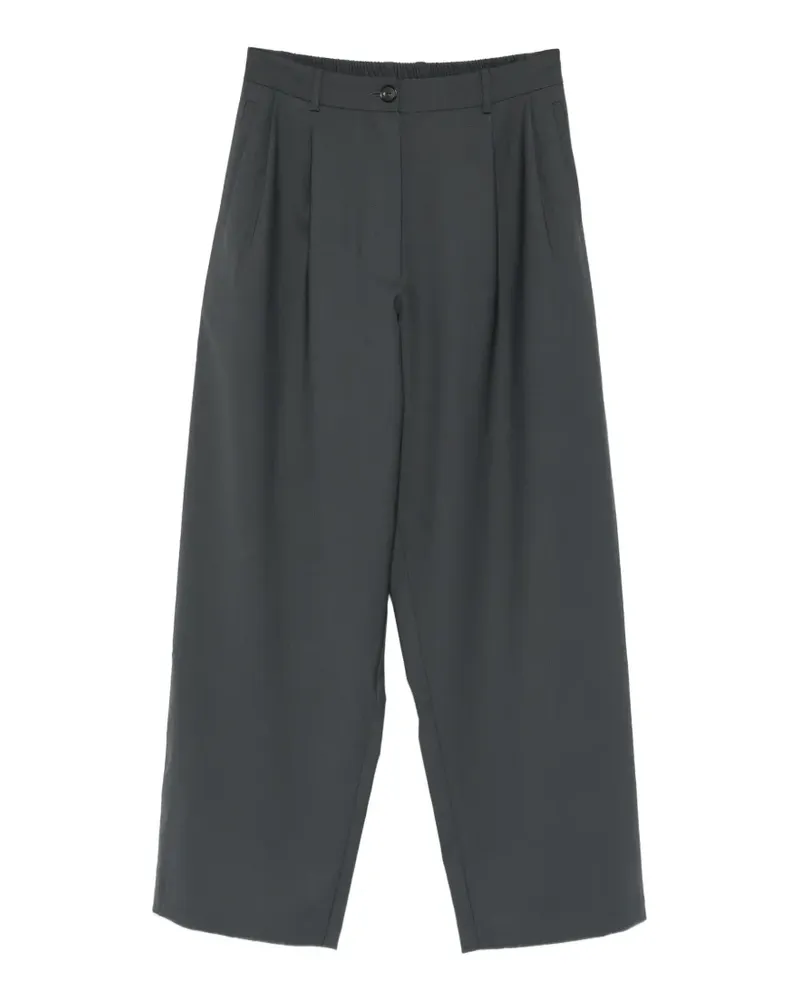 CORDERA pleated trousers - Grau Grau