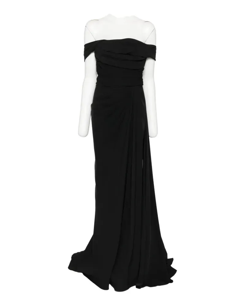 Zuhair Murad Schulterfreies Abendkleid - Schwarz Schwarz