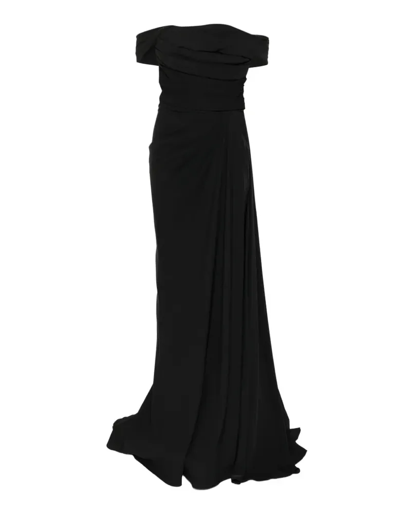 Zuhair Murad Schulterfreies Abendkleid - Schwarz Schwarz