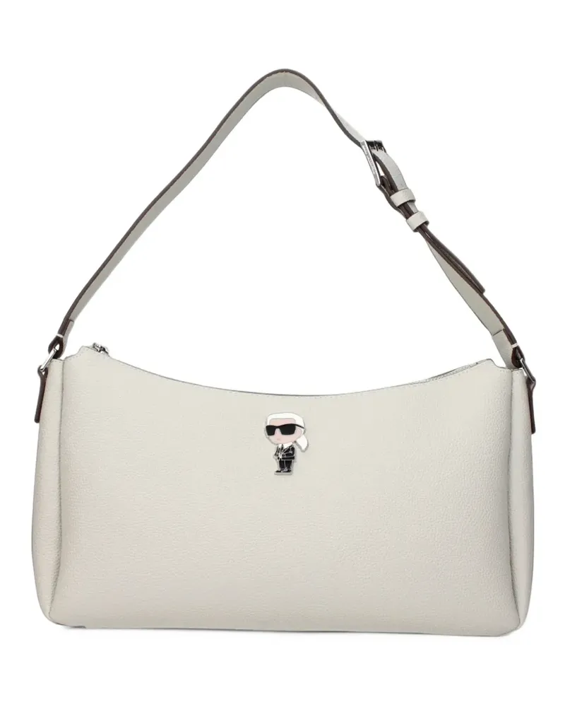 Karl Lagerfeld leather shoulder bag - Grau Grau