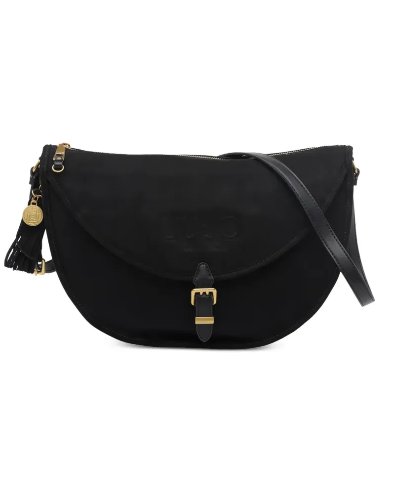 Liu Jo Schultertasche mit Logo-Prägung - Schwarz Schwarz