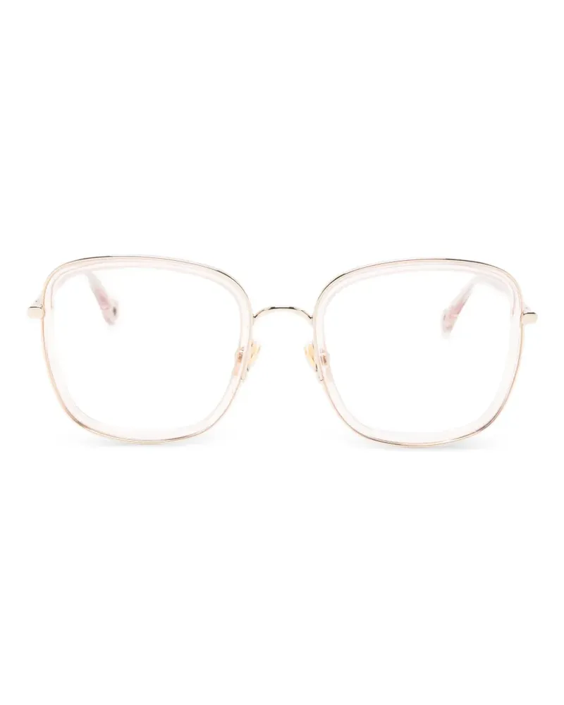 Chloé Brille mit geometrischem Gestell - Rosa Rosa