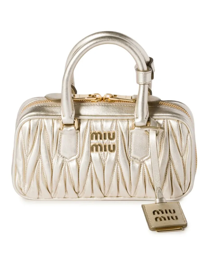 Miu Miu Arcadie Mini-Tasche - Gold Gold