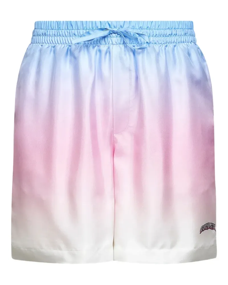 Casablanca Paris drawstring silk shorts - Rosa Rosa