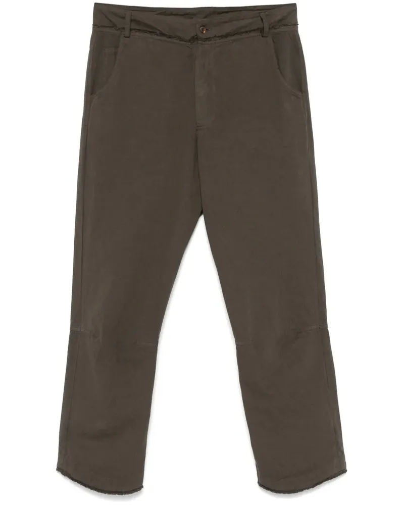 KristenseN Du Nord Klassische Cropped-Hose - Braun Braun