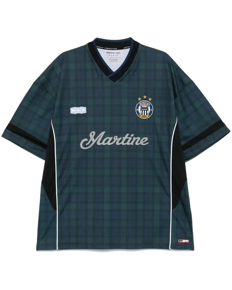 Martine Rose Football T-Shirt - Grün Grün