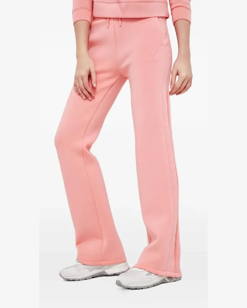 Guess logo-embossed drawstring track pants - Rosa Rosa