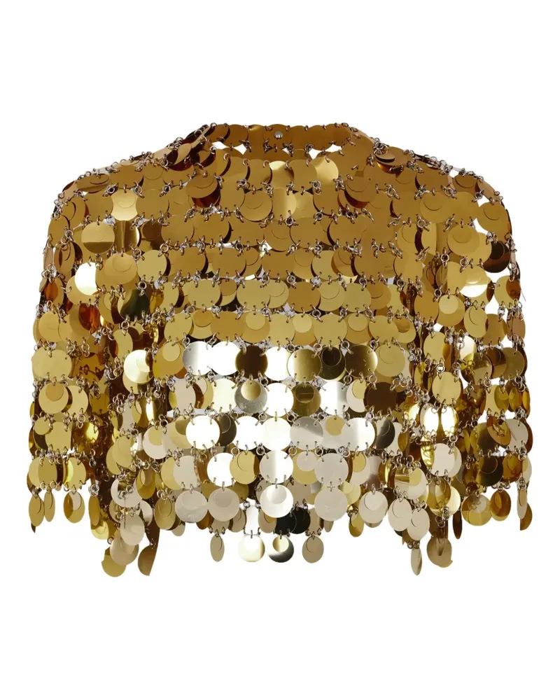 Paco Rabanne Cropped-Top mit Kettengeflecht - Gold Gold