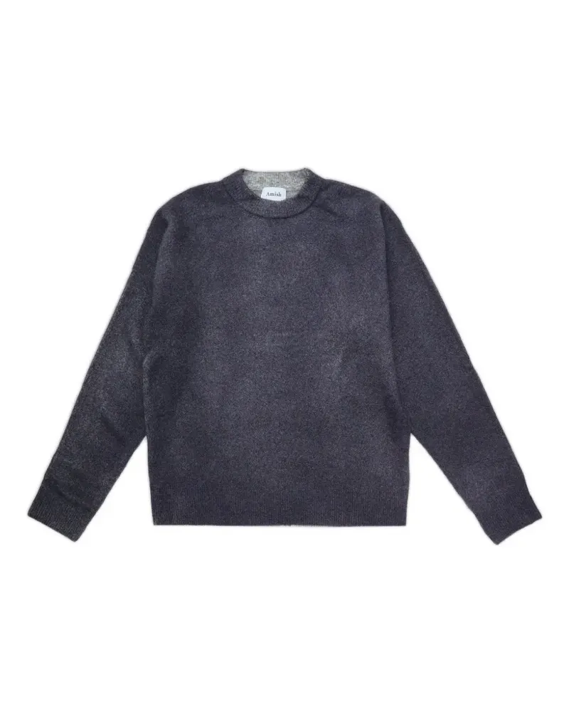 Amish crew-neck sweater - Grau Grau