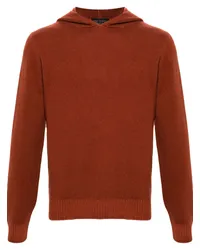 Dell'oglio Hoodie mit gerippten Details Orange