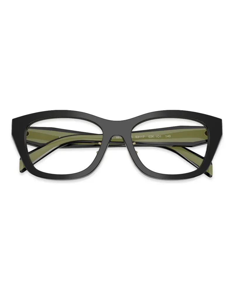 Prada rectangle-frame glasses - Schwarz Schwarz