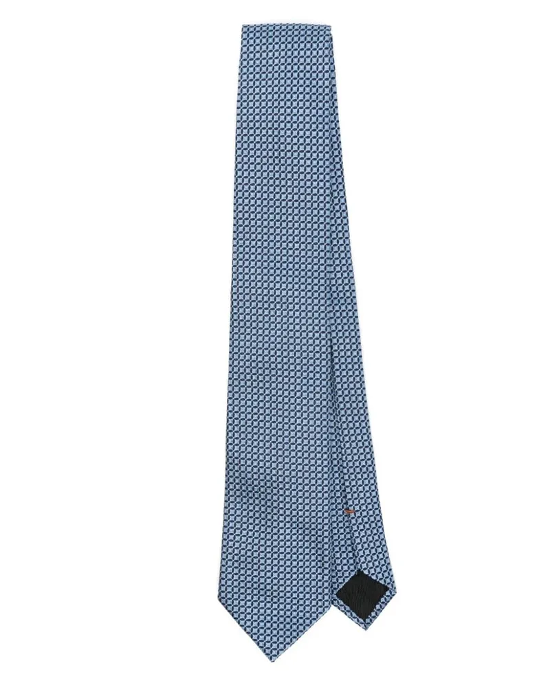 Ermenegildo Zegna Krawatte aus Seide - Blau Blau
