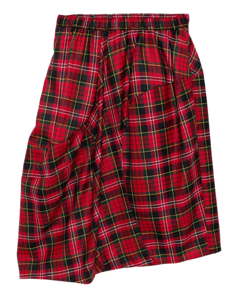 Comme des Garçons Karierter Rock - Rot Rot