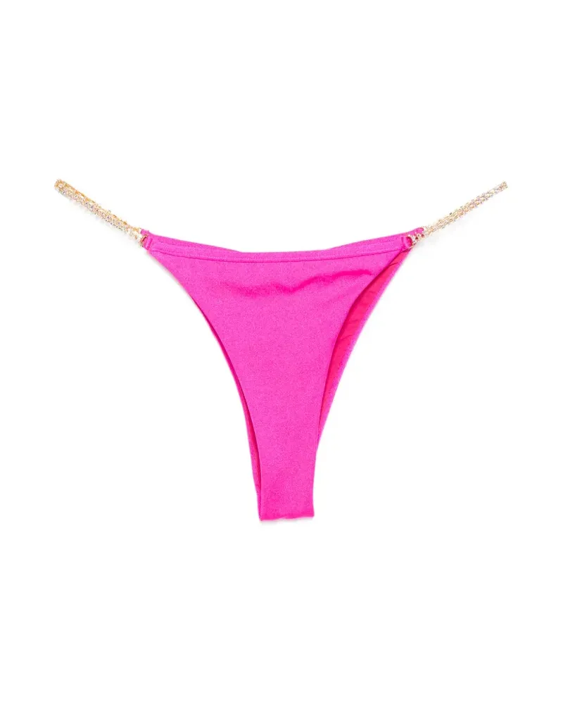 Chiara Ferragni Bikinihöschen mit Logo-Schild - Rosa Rosa