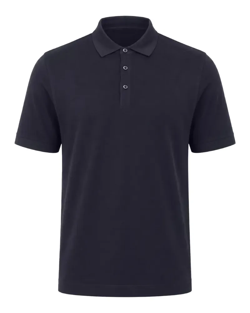 Drumohr  Poloshirt mit kurzen Ärmeln - Blau Blau