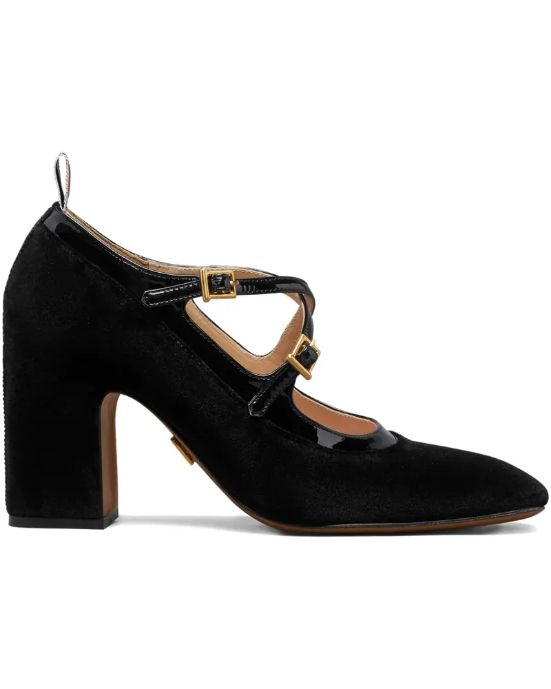 Thom Browne Thom John Pumps mit überkreuzter Schnalle - Schwarz Schwarz